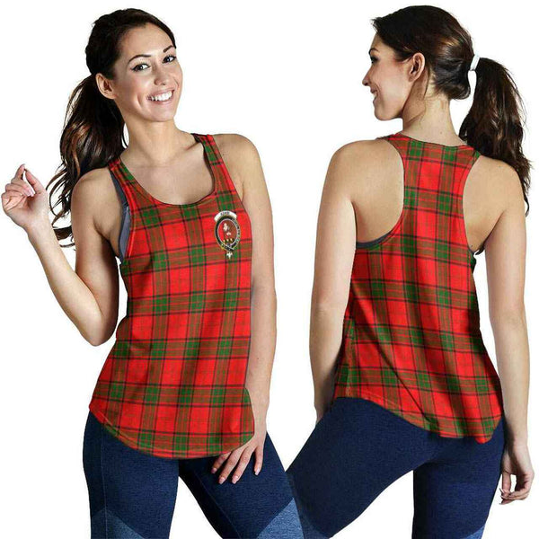 Adair Tartan Classic Crest Women Racerback Tank