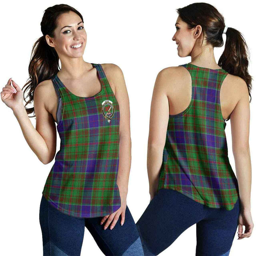 Adam Tartan Classic Crest Women Racerback Tank