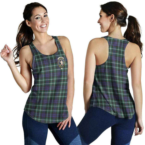 Allardice Tartan Classic Crest Women Racerback Tank