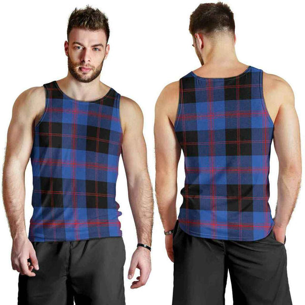 Angus Modern Tartan Classic Men Tank Top