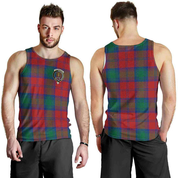 Auchinleck Tartan Classic Crest Men Tank Top