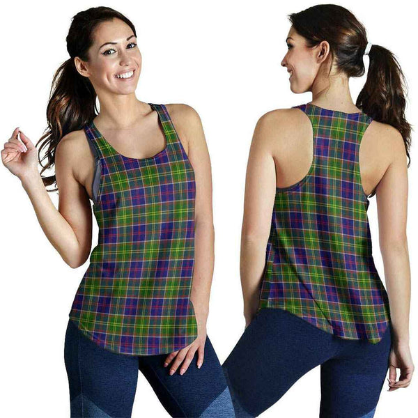 Ayrshire District Tartan Classic Women Racerback Tank