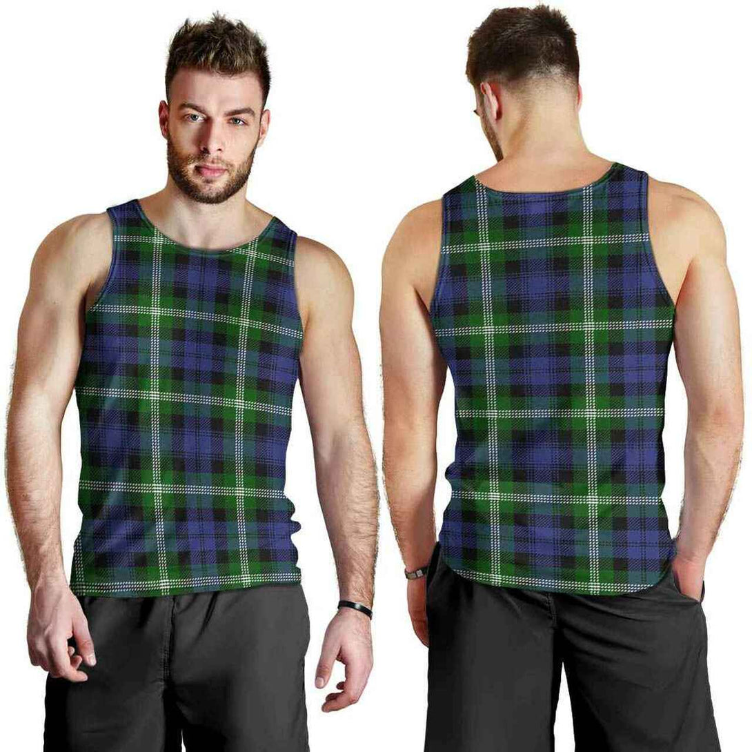 Baillie Modern Tartan Classic Men Tank Top