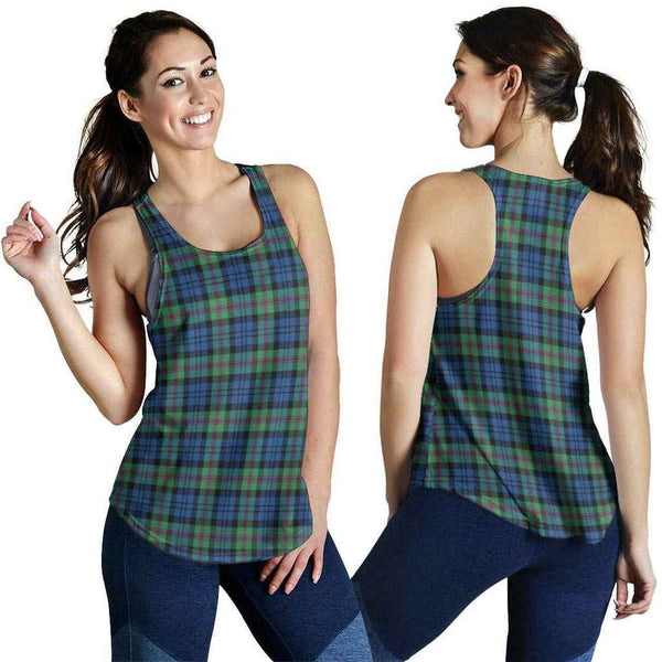 Baird Ancient Tartan Classic Women Racerback Tank