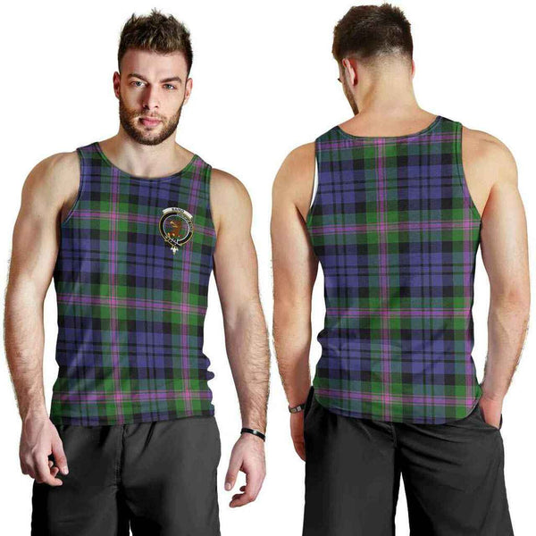 Baird Tartan Classic Crest Men Tank Top