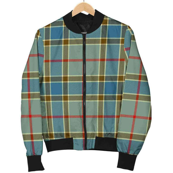 Balfour Blue Tartan Classic Bomber Jacket