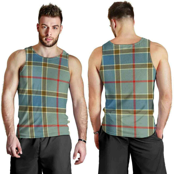 Balfour Blue Tartan Classic Men Tank Top