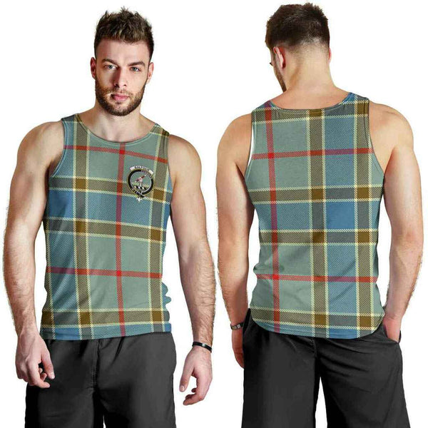 Balfour Tartan Classic Crest Men Tank Top