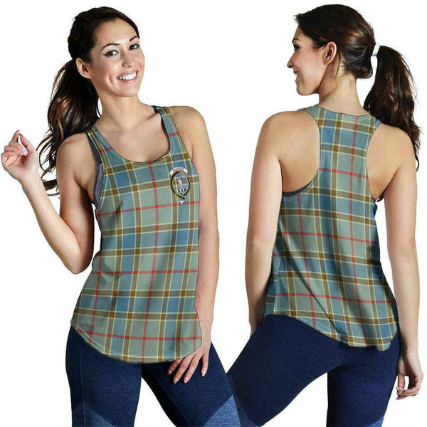 Balfour Tartan Classic Crest Women Racerback Tank