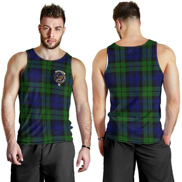 Bannatyne Tartan Classic Crest Men Tank Top