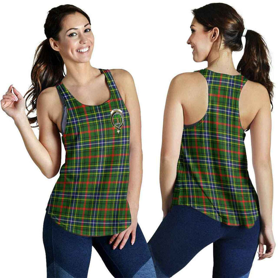 Bisset Tartan Classic Crest Women Racerback Tank