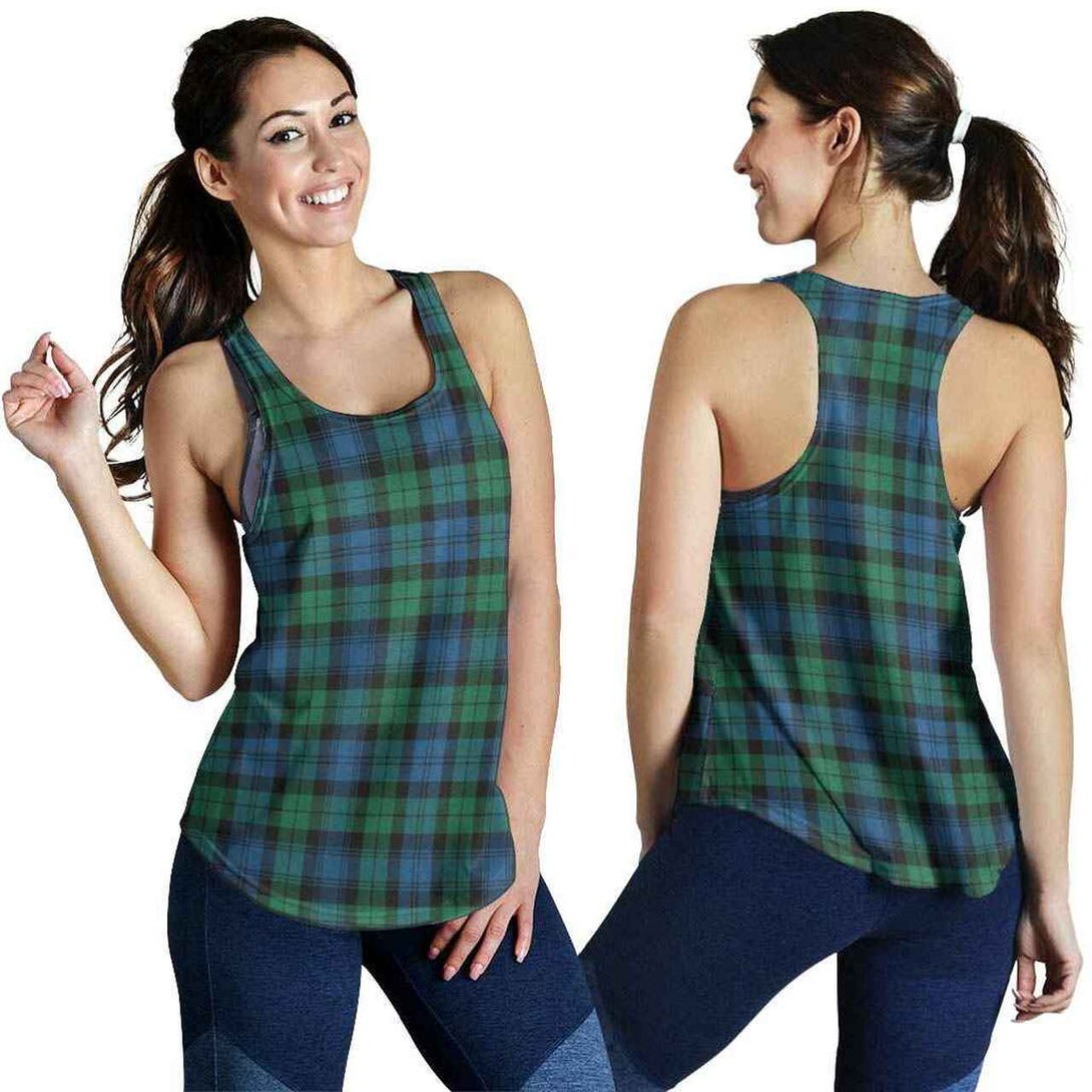 Blackwatch Ancient Tartan Classic Women Racerback Tank