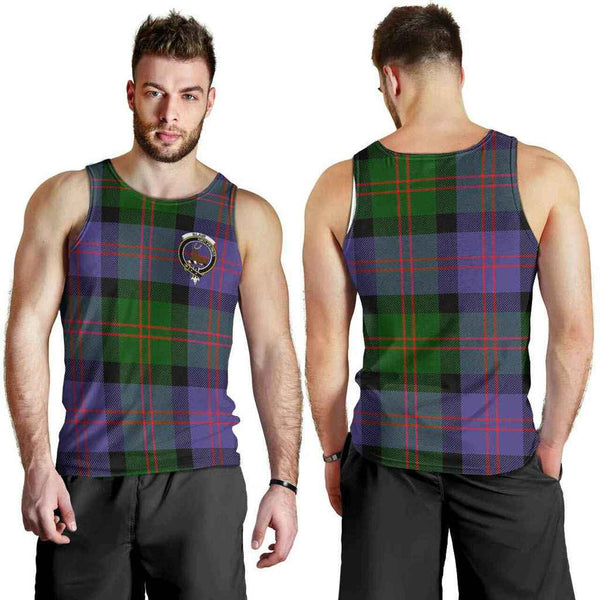 Blair Tartan Classic Crest Men Tank Top