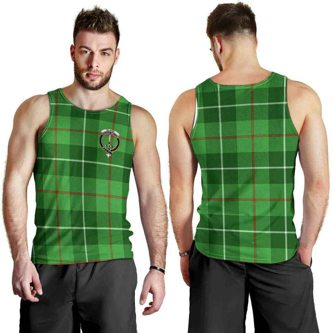 Blane Tartan Classic Crest Men Tank Top