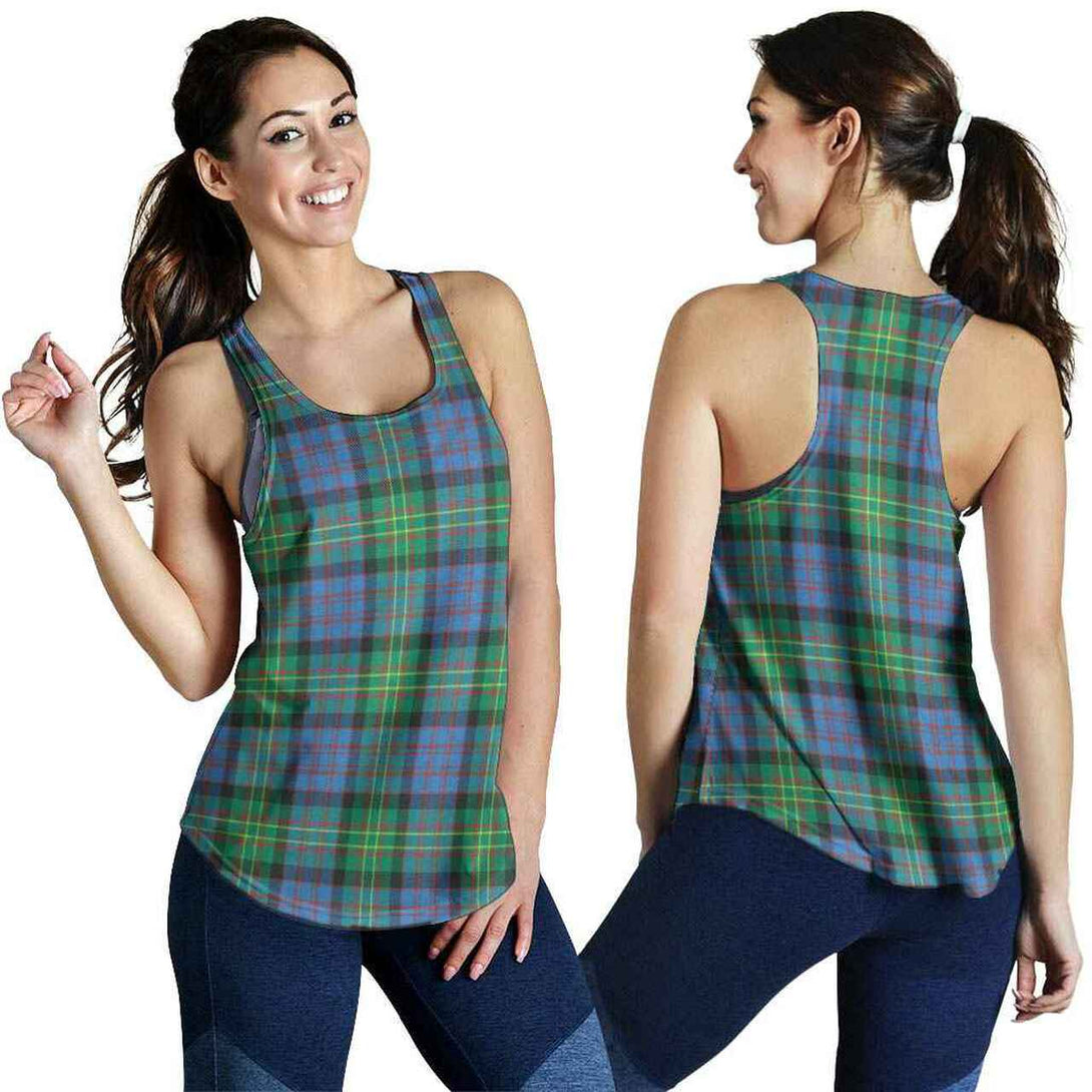 Bowie Ancient Tartan Classic Women Racerback Tank