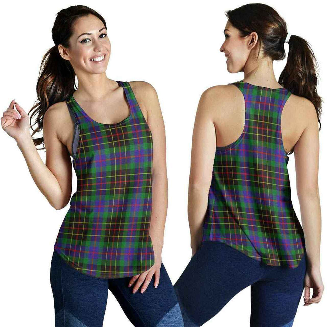 Brodie Hunting Modern Tartan Classic Women Racerback Tank