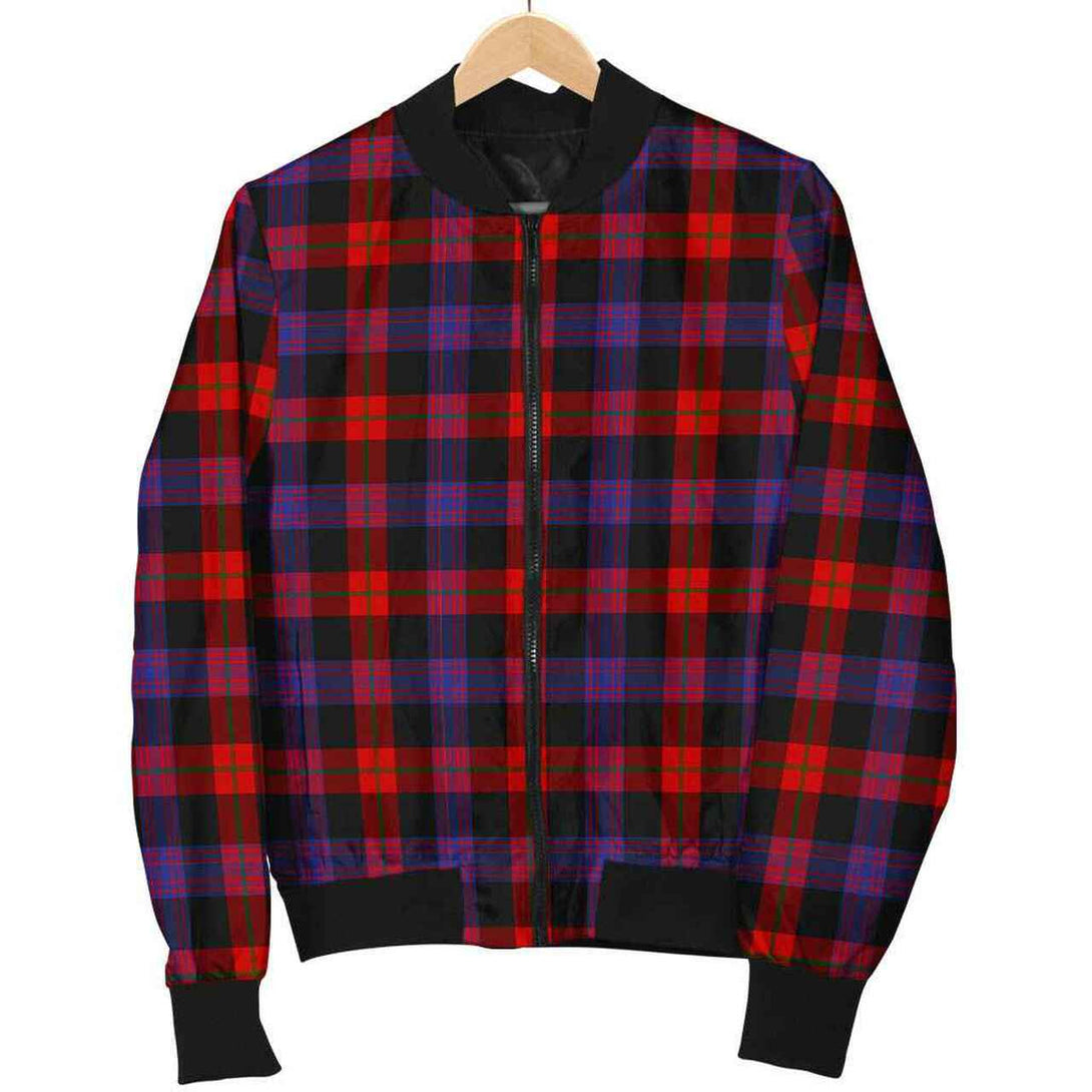 Brown Modern Tartan Classic Bomber Jacket