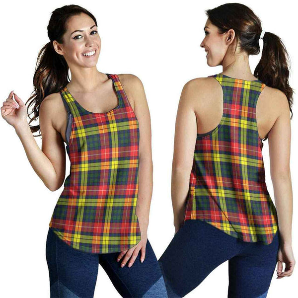 Buchanan Modern Tartan Classic Women Racerback Tank