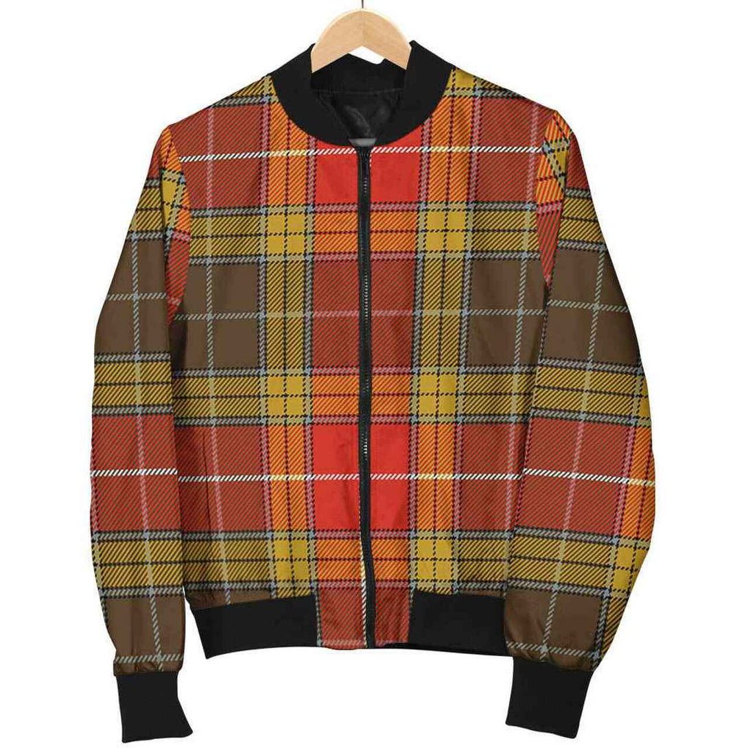 Buchanan Old Set Weathered Tartan Classic Bomber Jacket