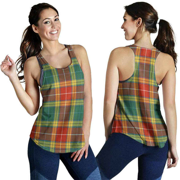 Buchanan Old Sett Tartan Classic Women Racerback Tank