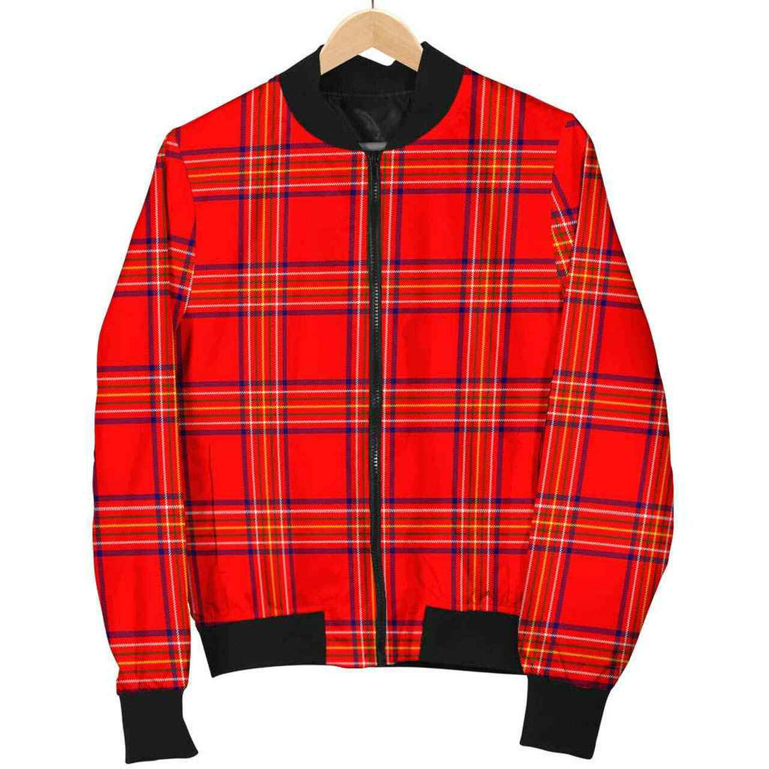 Burnett Modern Tartan Classic Bomber Jacket