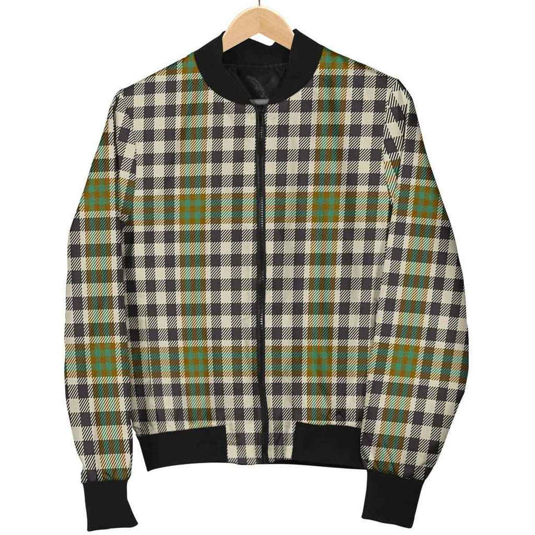 Burns Check Tartan Classic Bomber Jacket