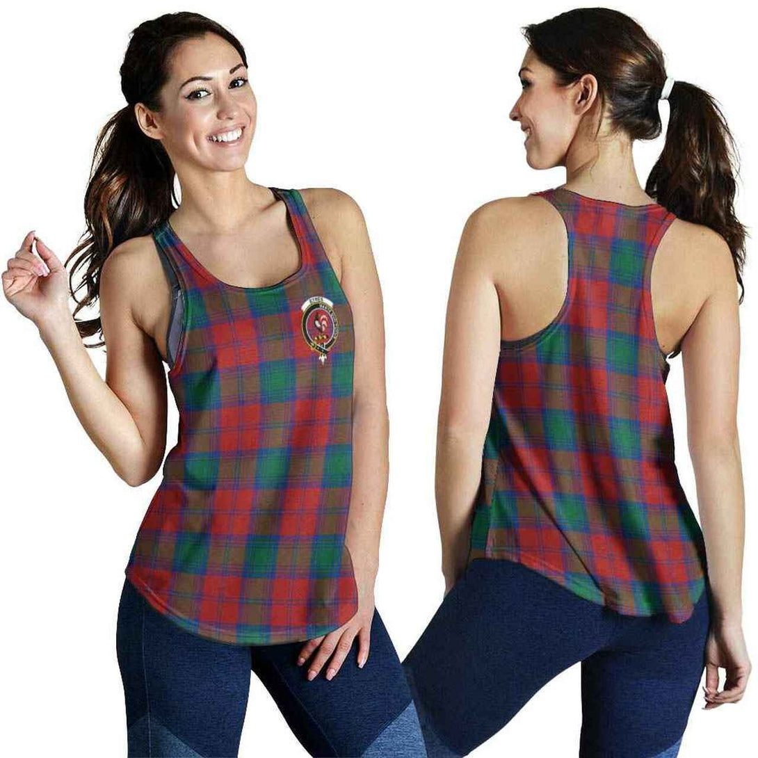 Byres Tartan Classic Crest Women Racerback Tank