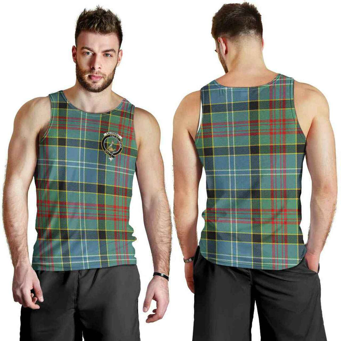 Caldwell Tartan Classic Crest Men Tank Top