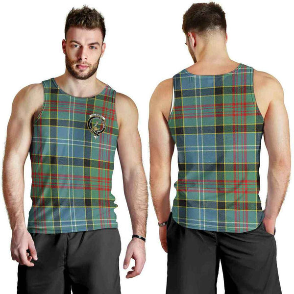 Caldwell Tartan Classic Crest Men Tank Top