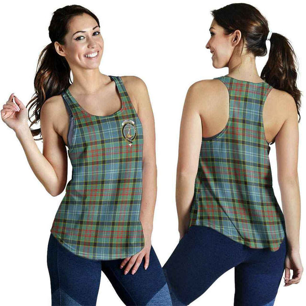 Caldwell Tartan Classic Crest Women Racerback Tank