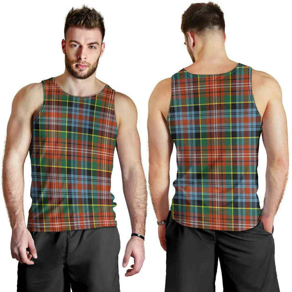 Caledonia Ancient Tartan Classic Men Tank Top