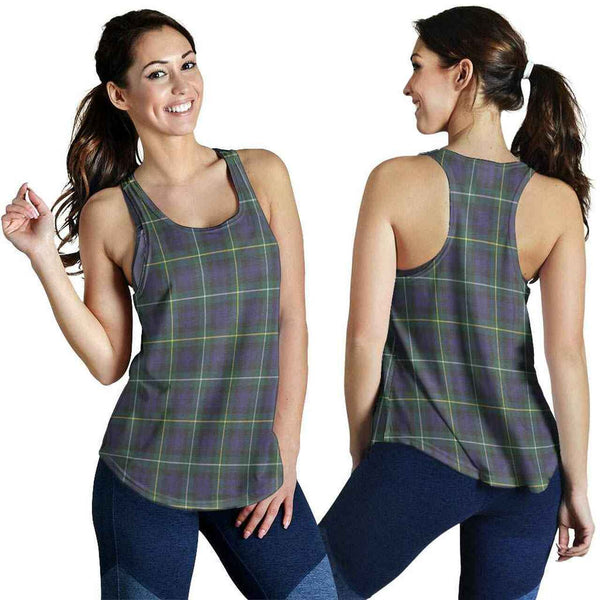 Campbell Argyll Modern Tartan Classic Women Racerback Tank