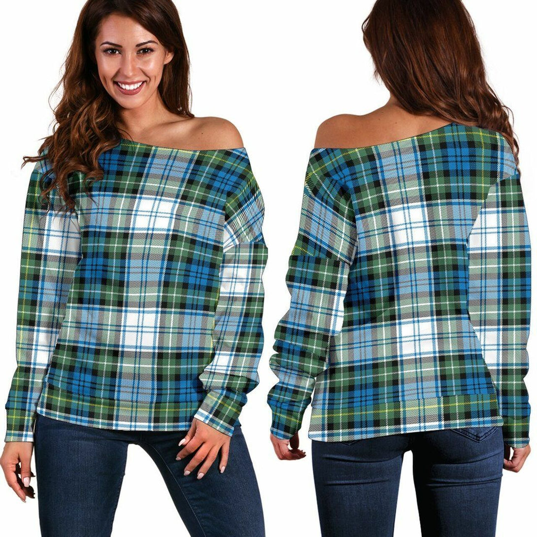 Campbell Dress Ancient Tartan Classic Women Off Shoulder Sweatshirt