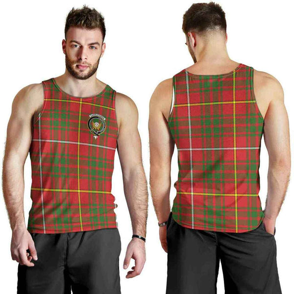 Carruthers Tartan Classic Crest Men Tank Top