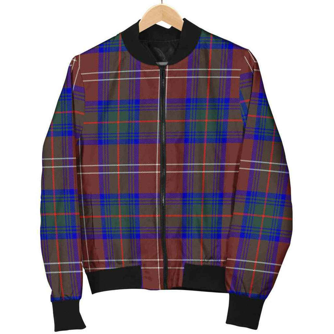 Chisholm Hunting Modern Tartan Classic Bomber Jacket