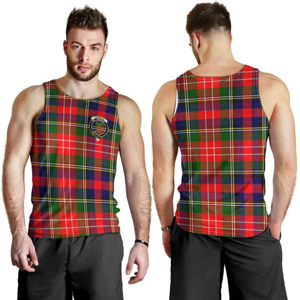 Christie Tartan Classic Crest Men Tank Top