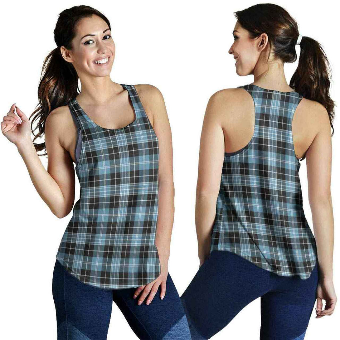 Clark Ancient Tartan Classic Women Racerback Tank