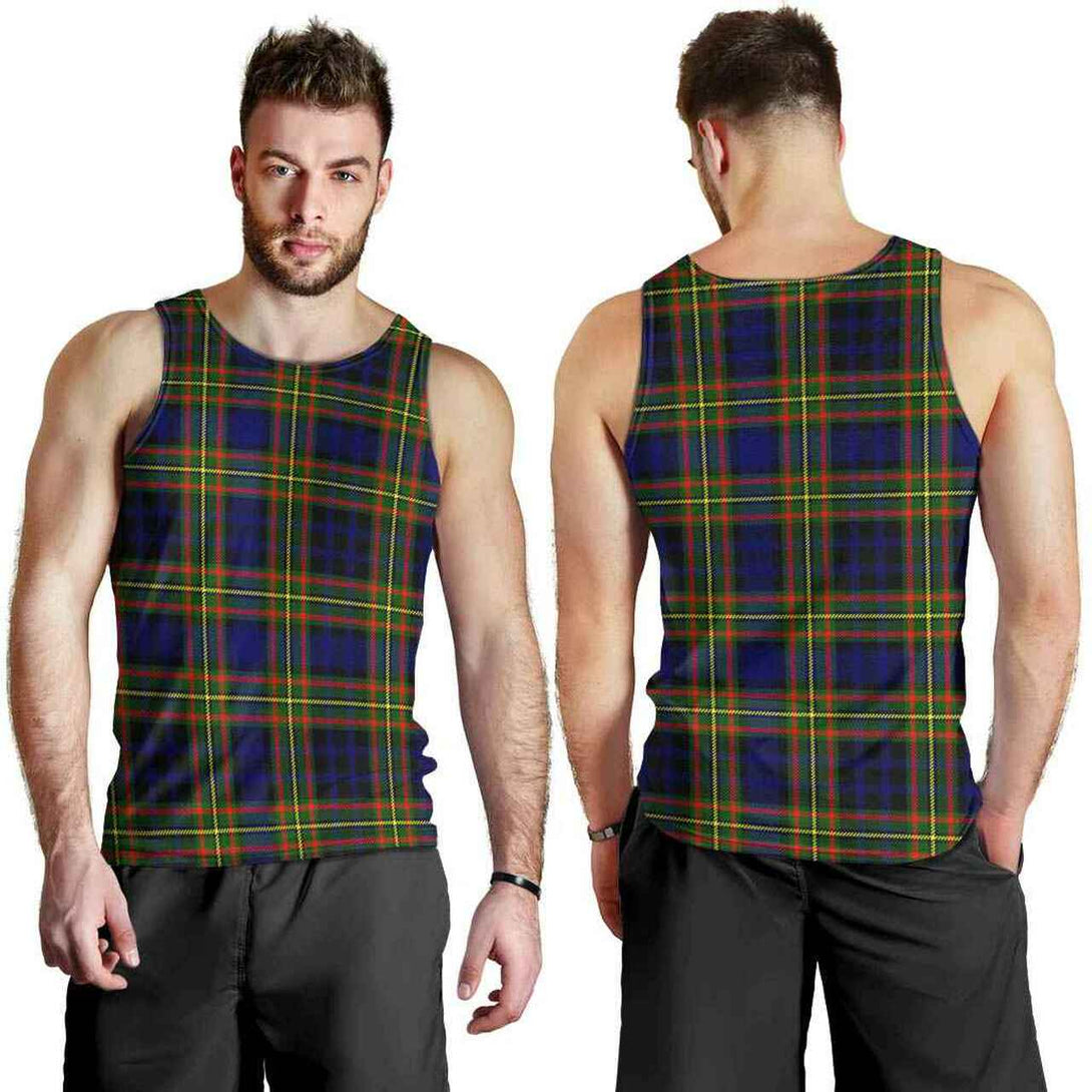 Clelland Modern Tartan Classic Men Tank Top