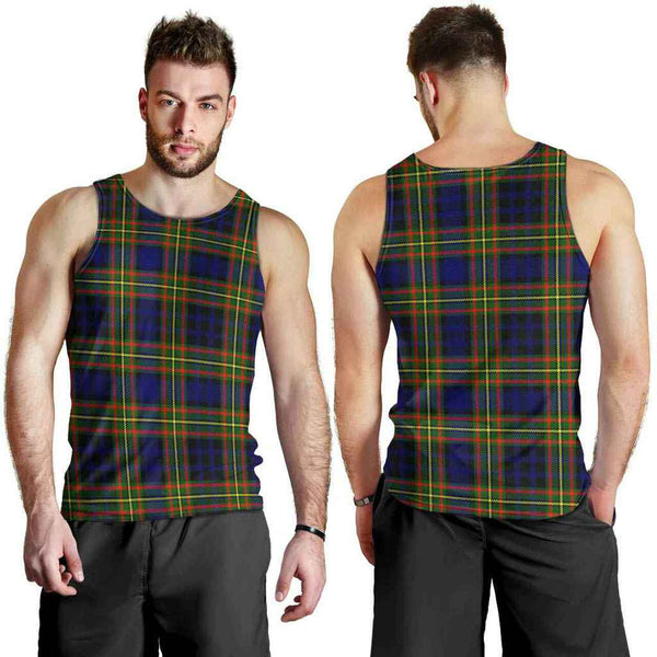 Clelland Modern Tartan Classic Men Tank Top