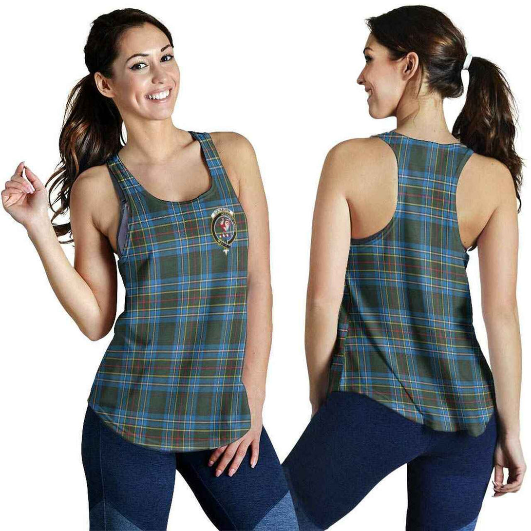 Cockburn Tartan Classic Crest Women Racerback Tank