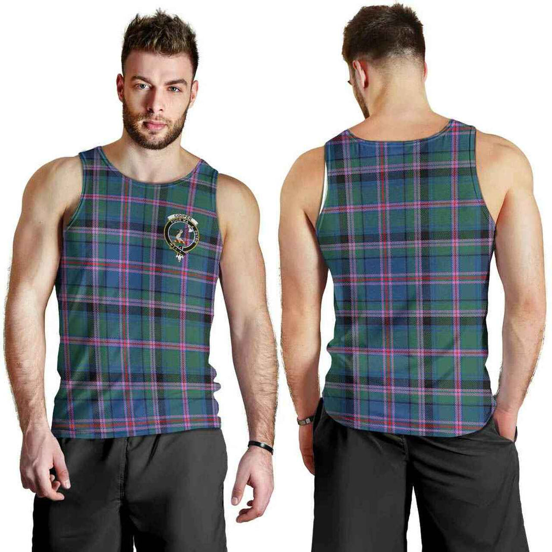 Cooper Tartan Classic Crest Men Tank Top