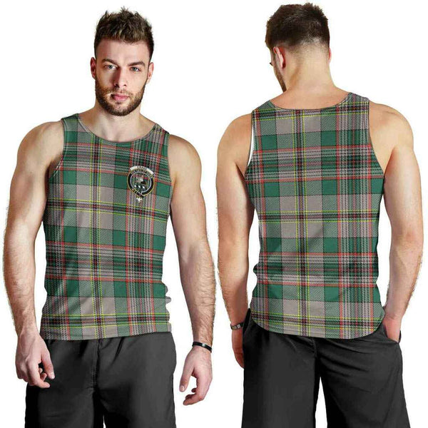 Craig Tartan Classic Crest Men Tank Top