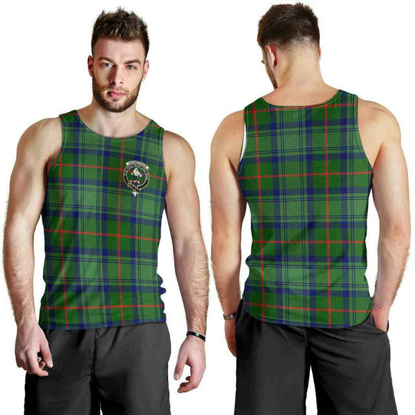 Cranstoun Tartan Classic Crest Men Tank Top