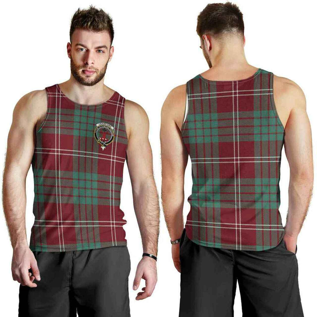 Crawford Tartan Classic Crest Men Tank Top