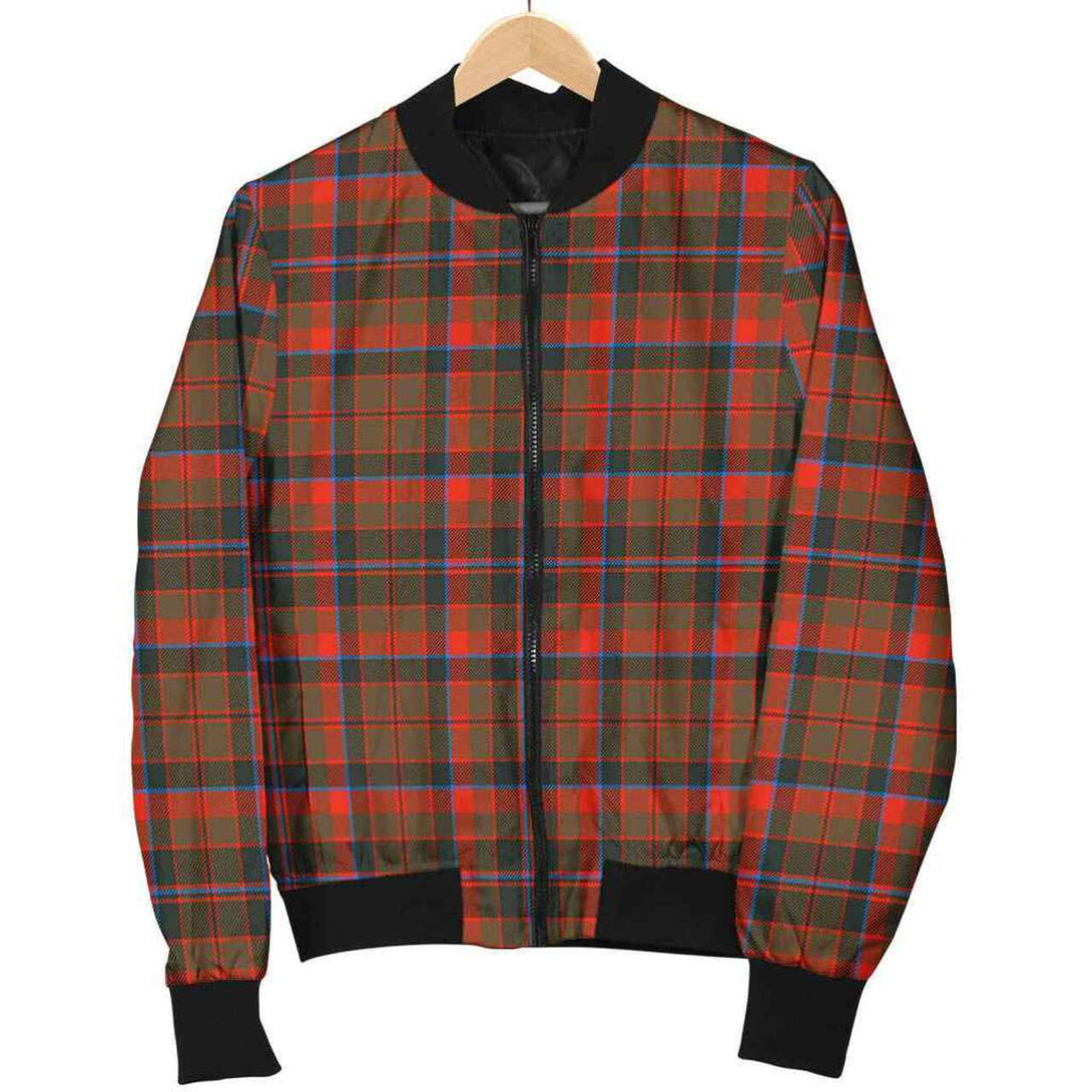 Cumming Hunting Weathered Tartan Classic Bomber Jacket