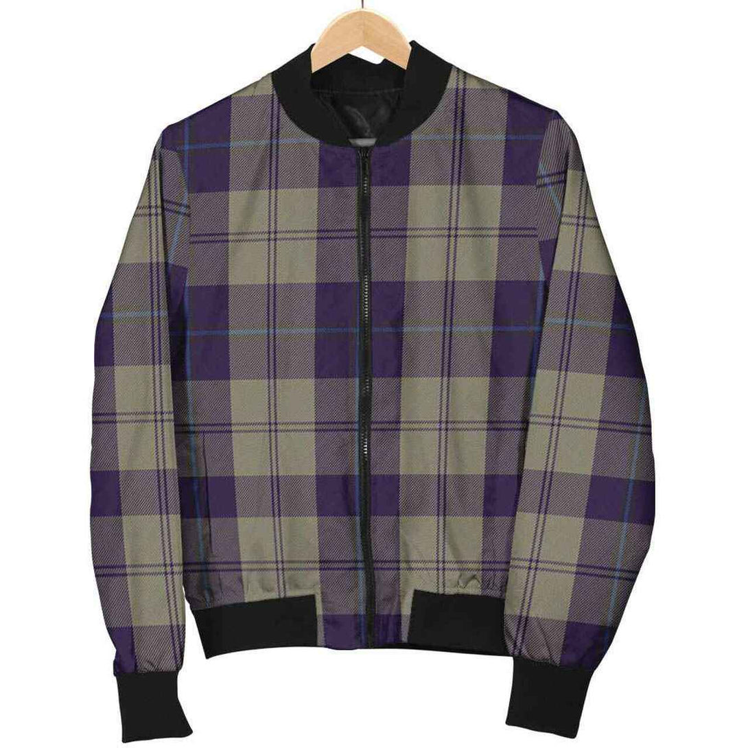 Cunningham Dress Blue Dancers Tartan Classic Bomber Jacket