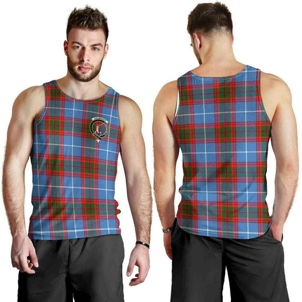 Dalmahoy Tartan Classic Crest Men Tank Top