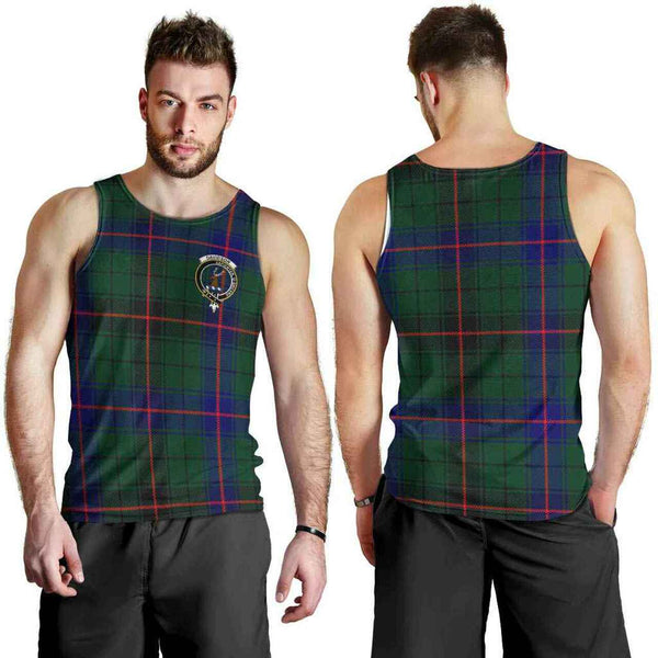 Davidson Tartan Classic Crest Men Tank Top