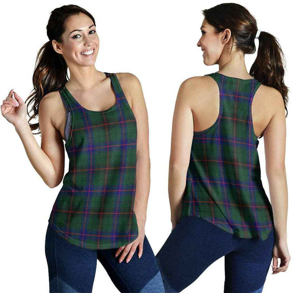 Davidson Modern Tartan Classic Women Racerback Tank