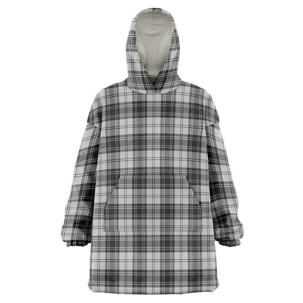 Douglas Grey Modern Tartan Classic Snug Hoodie